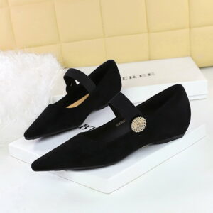 Button Strap Shoe