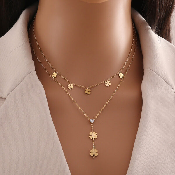 Hearts Stainless Steel Necklace