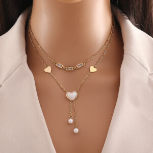 Lover’s Glow Stainless Steel Necklace