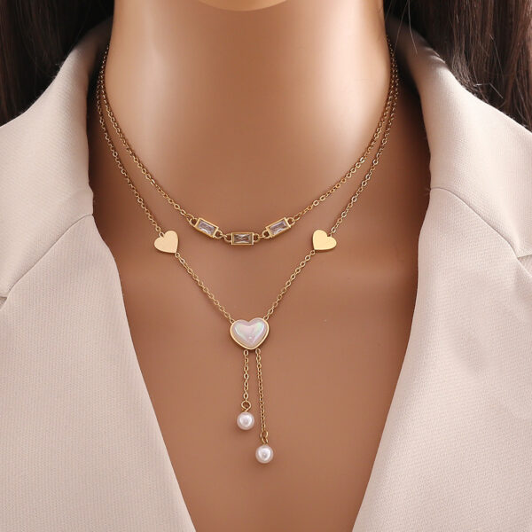 Lover’s Glow Stainless Steel Necklace