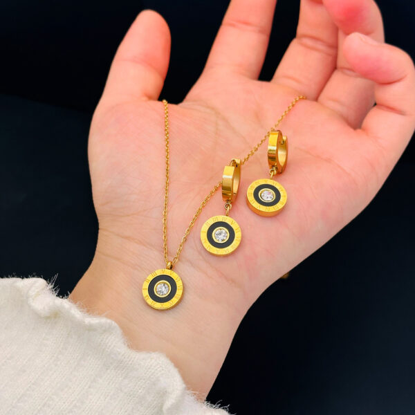 Timeless Radiance Stainless Steel Jewelry Set